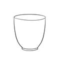 glass water drink isolated empty transparent white clear clean cup object beverage single cold crystal full Royalty Free Stock Photo